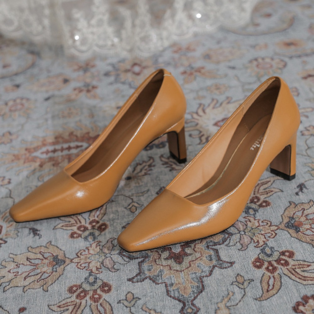 Women'S Shoes Professional - Sepatu hak tinggi wanita, Kasut kulit