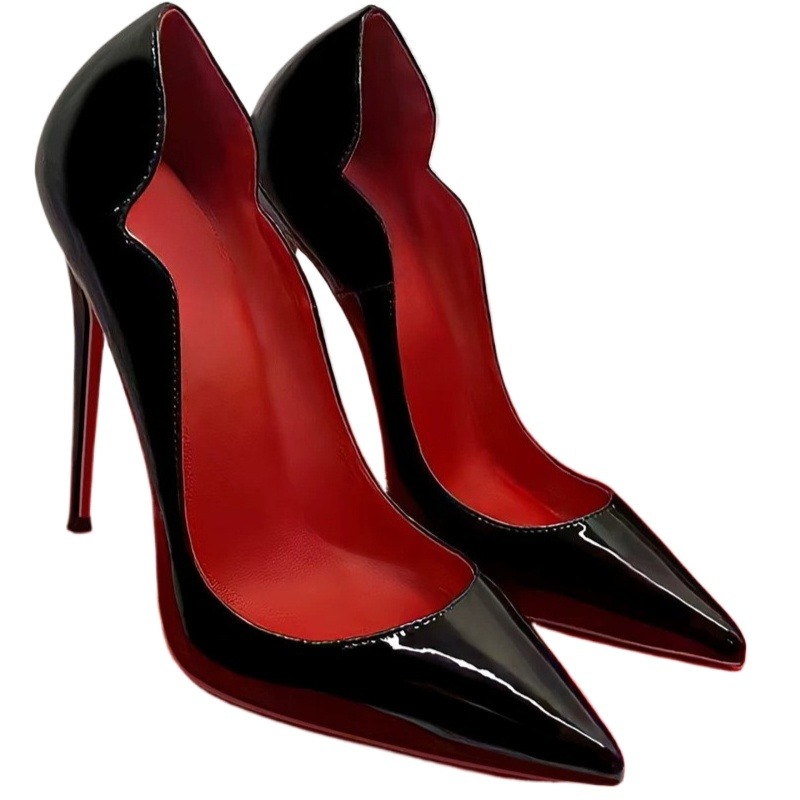 Women'S Shoes Professional - Sepatu Hak Tinggi Super Tipis Kulit