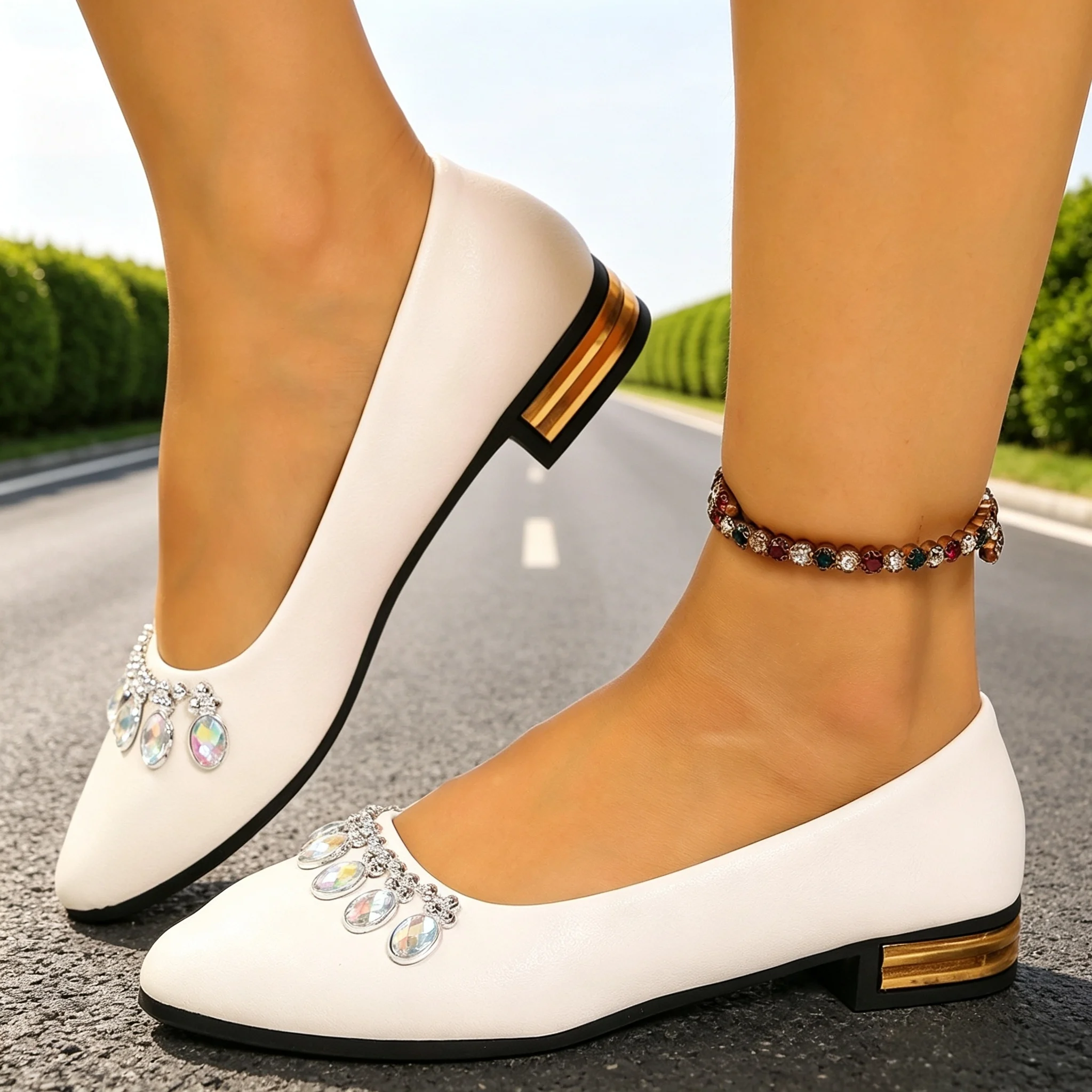 Women Shoes Size - Sepatu Balet Wanita Model Pointed Toe,
