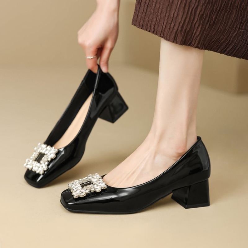 Women'S Shoes Professional - Sepatu Wanita Hak Kitten Kulit Paten