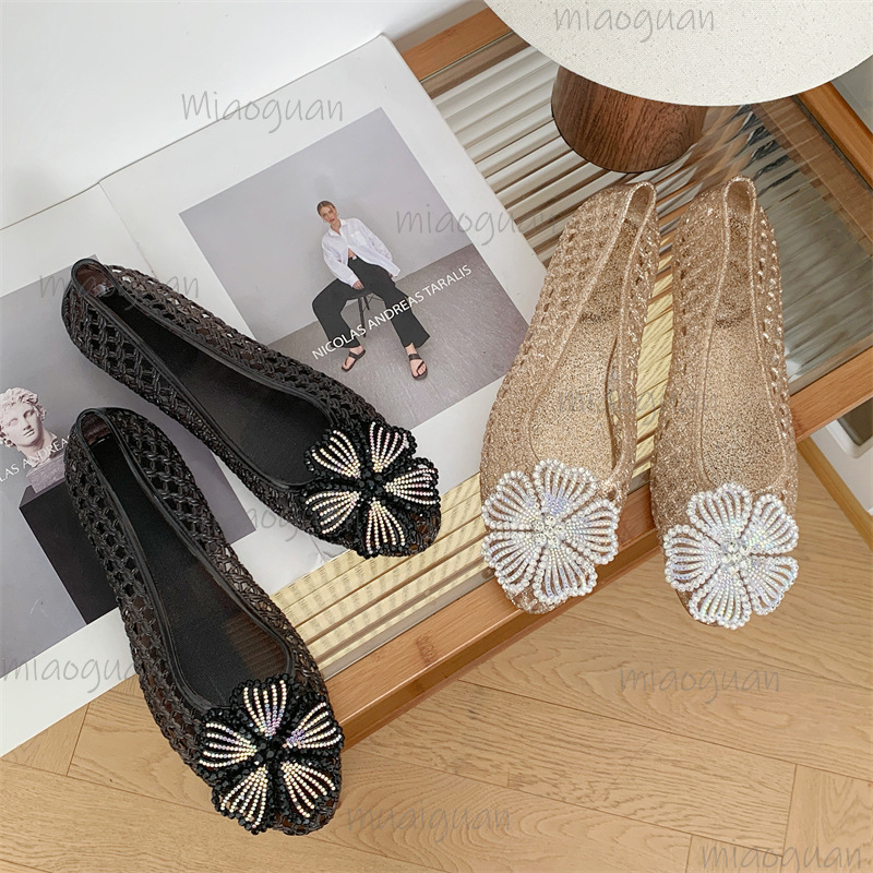 Sepatu Jelly Kristal Baru Sand - Jelly Sandal Women ulasan dan harga