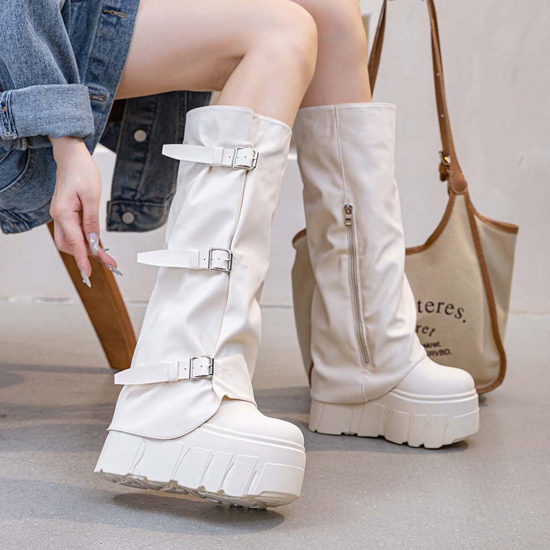 Sepatu Boots Wanita Tinggi Sel - Zip Up Boots Short ulasan dan harga