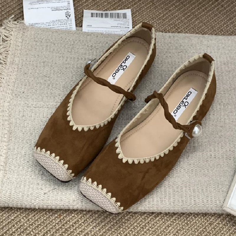 Sepatu Flat Nyaman Desain Retr - Women Shoes Japanese Brand ulasan dan harga