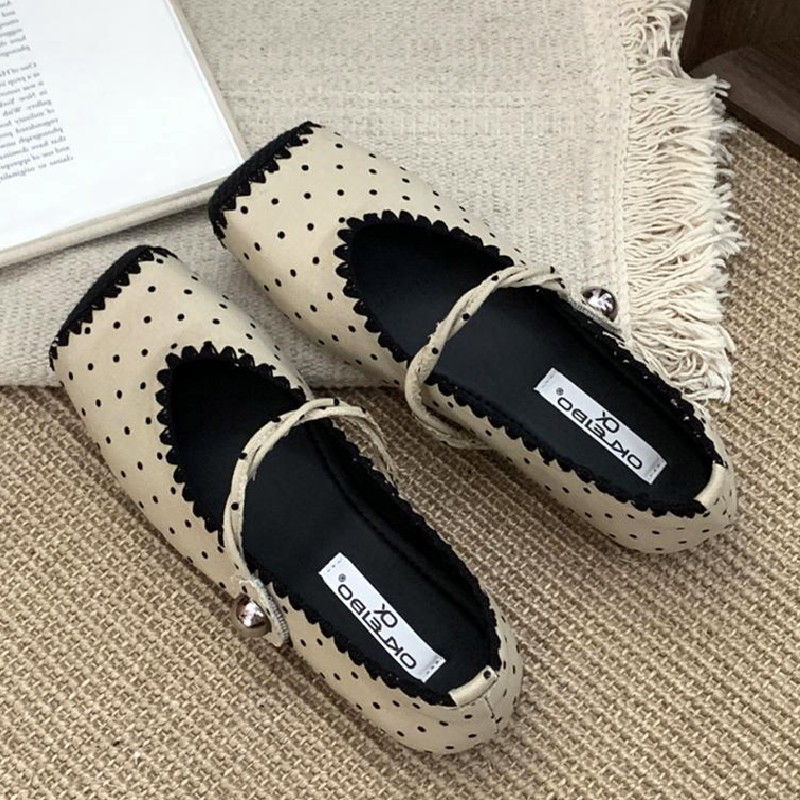 Sepatu Flat Nyaman Desain Retr - Women Shoes Japanese Brand ulasan dan harga
