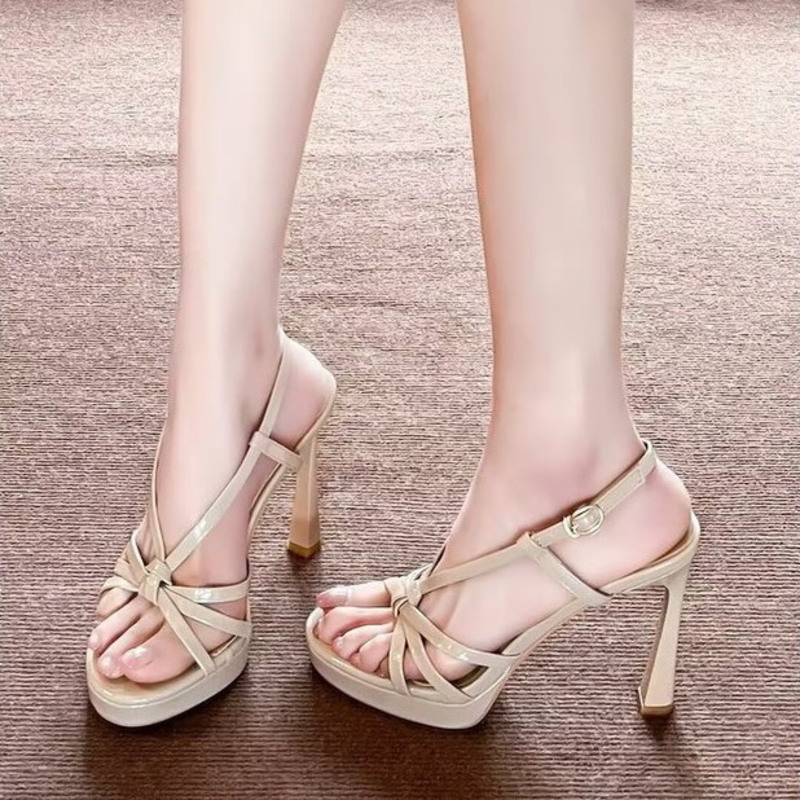 Sandal Wanita Warna Nude Gaya  - Women Shoes Waterproof ulasan dan harga