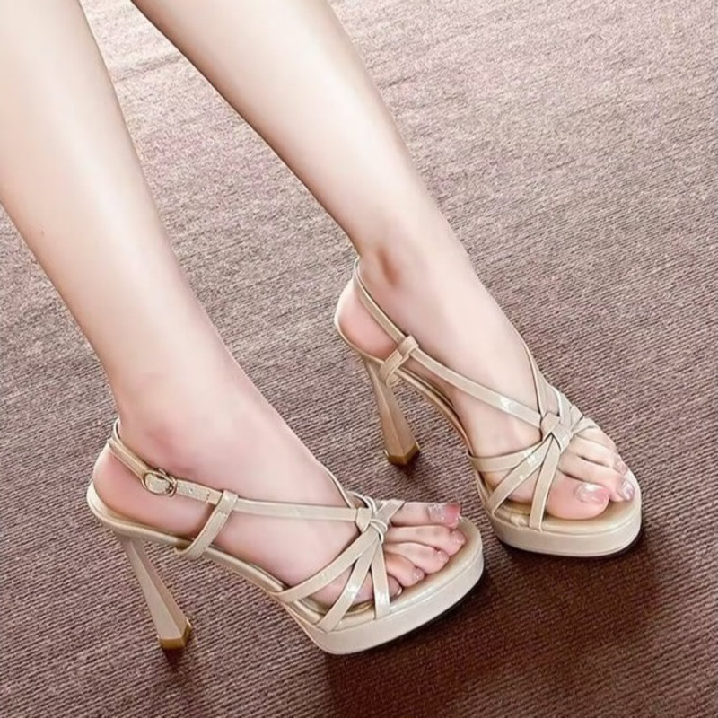 Sandal Wanita Warna Nude Gaya  - Women Shoes Waterproof ulasan dan harga