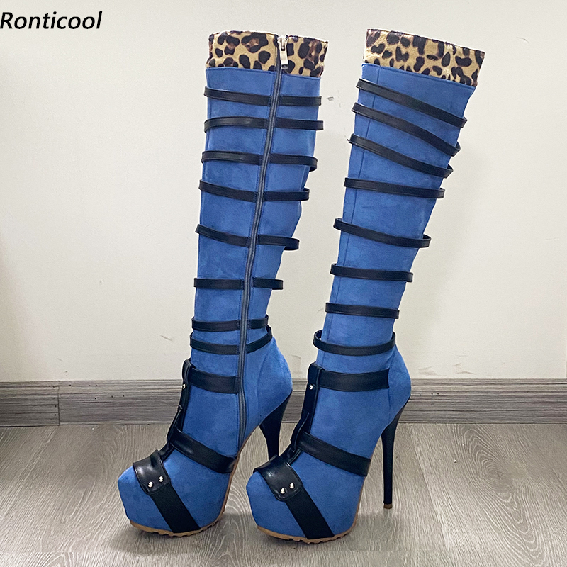 Ronticool Sepatu Bot Lutut Mus - Zip Up Boots Short ulasan dan harga