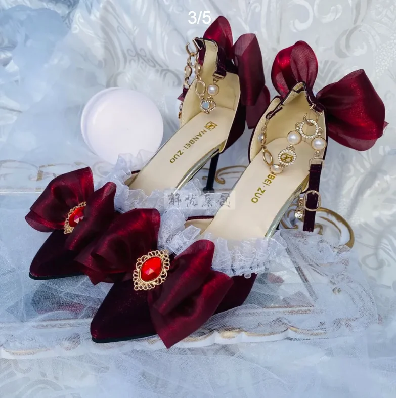 Sepatu Hak Tinggi Lolita Sanda - Court Heel Pointed ulasan dan harga