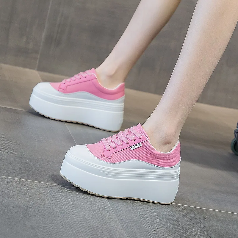8cm baru kanvas kulit asli wan - Women Shoes Sale ulasan dan harga