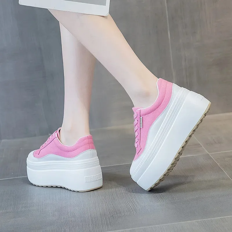 8cm baru kanvas kulit asli wan - Women Shoes Sale ulasan dan harga
