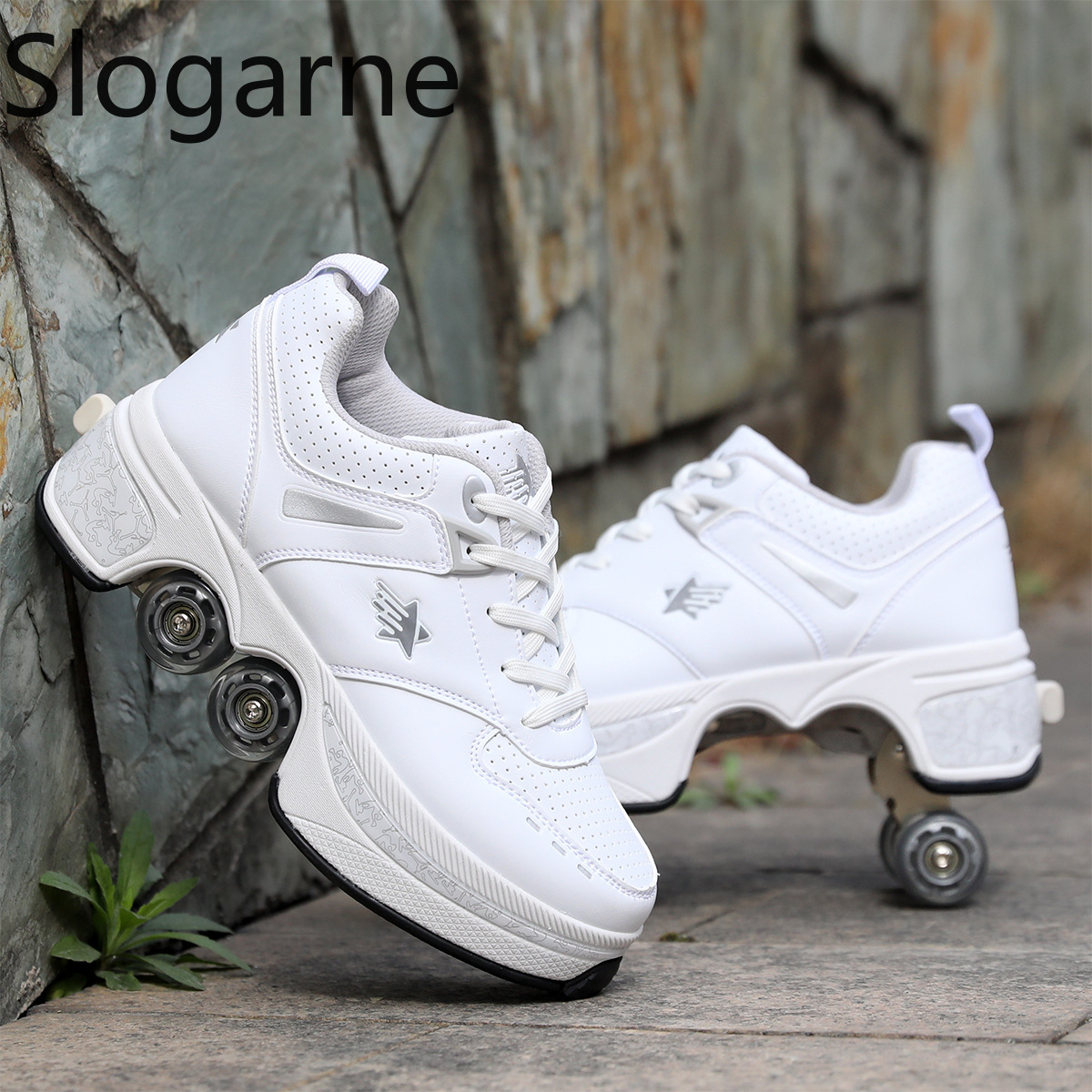 Sepatu Roda Deformasi 4 Roda W - Women Shoes Waterproof ulasan dan harga