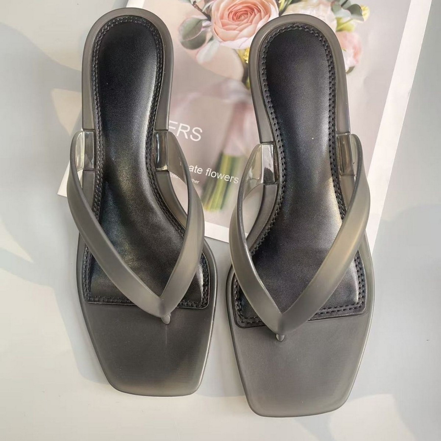 Sandal Thong PVC Hijau Zaitun  - Jelly Sandal Women ulasan dan harga