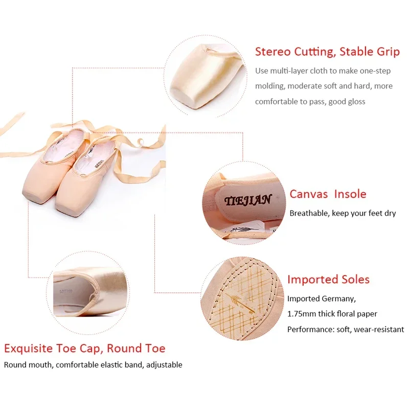 Sepatu Balet Profesional TIEJI - Women'S Xc Shoes ulasan dan harga
