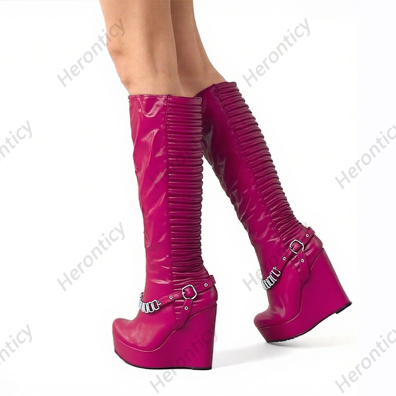 Heronticy Sepatu Bot Lutut Mus - Zip Up Boots Short ulasan dan harga