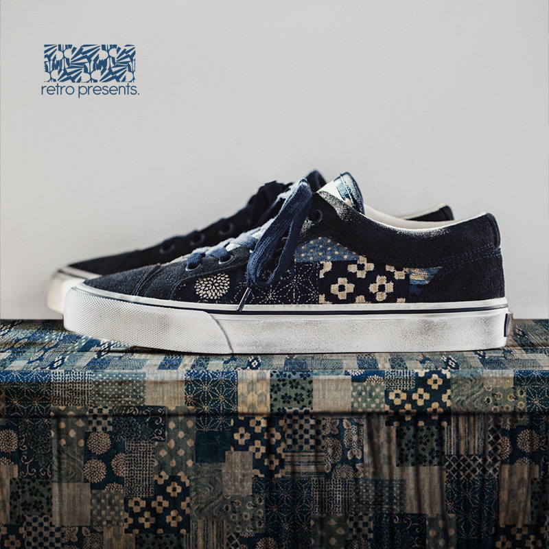 Maden sepatu kanvas cetak Retr - Women Shoes Japanese Brand ulasan dan harga
