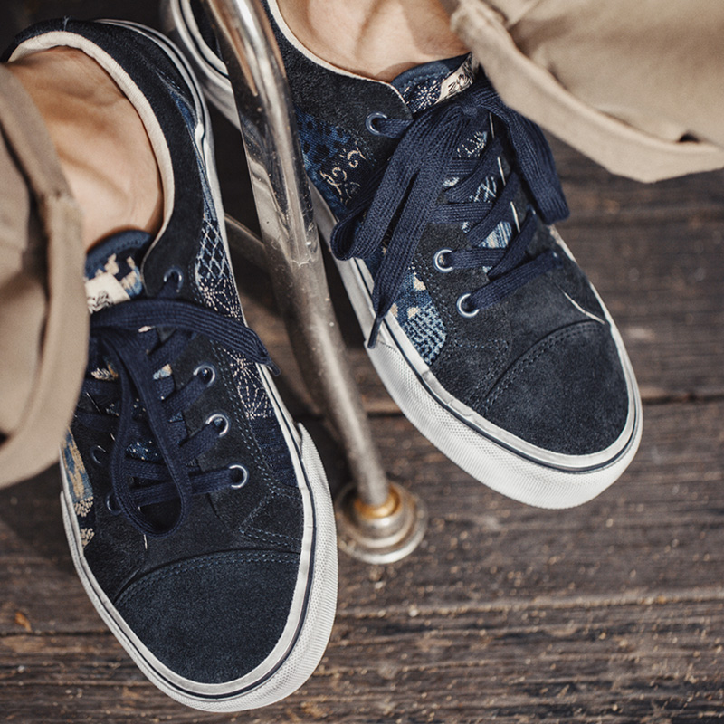 Maden sepatu kanvas cetak Retr - Women Shoes Japanese Brand ulasan dan harga