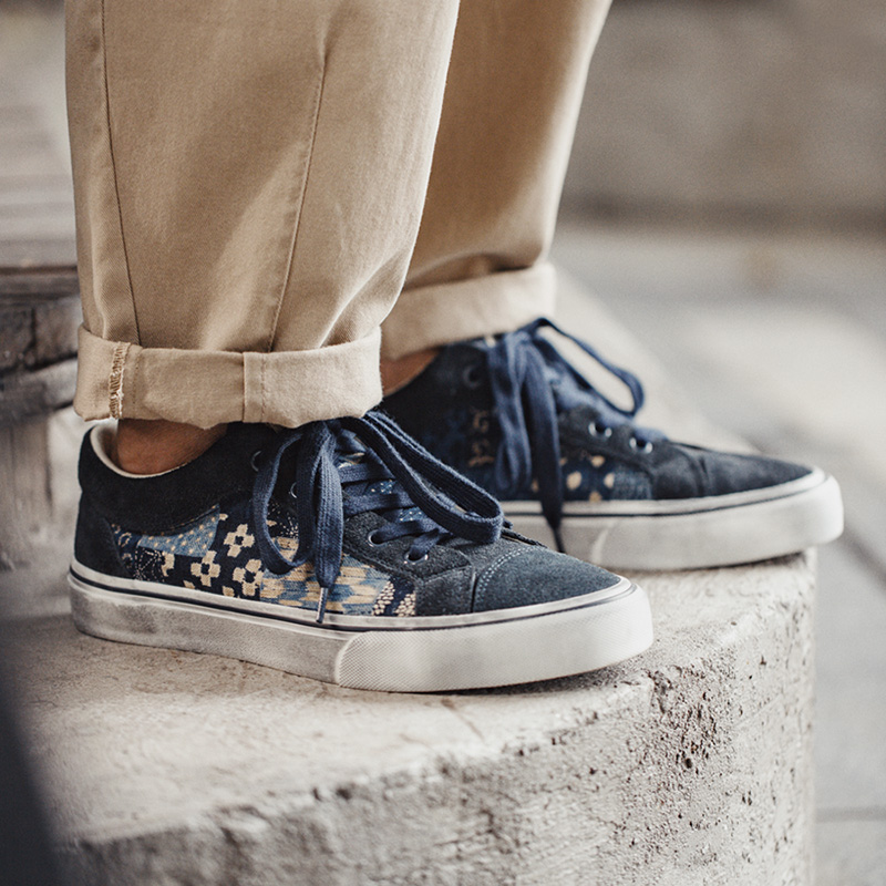 Maden sepatu kanvas cetak Retr - Women Shoes Japanese Brand ulasan dan harga