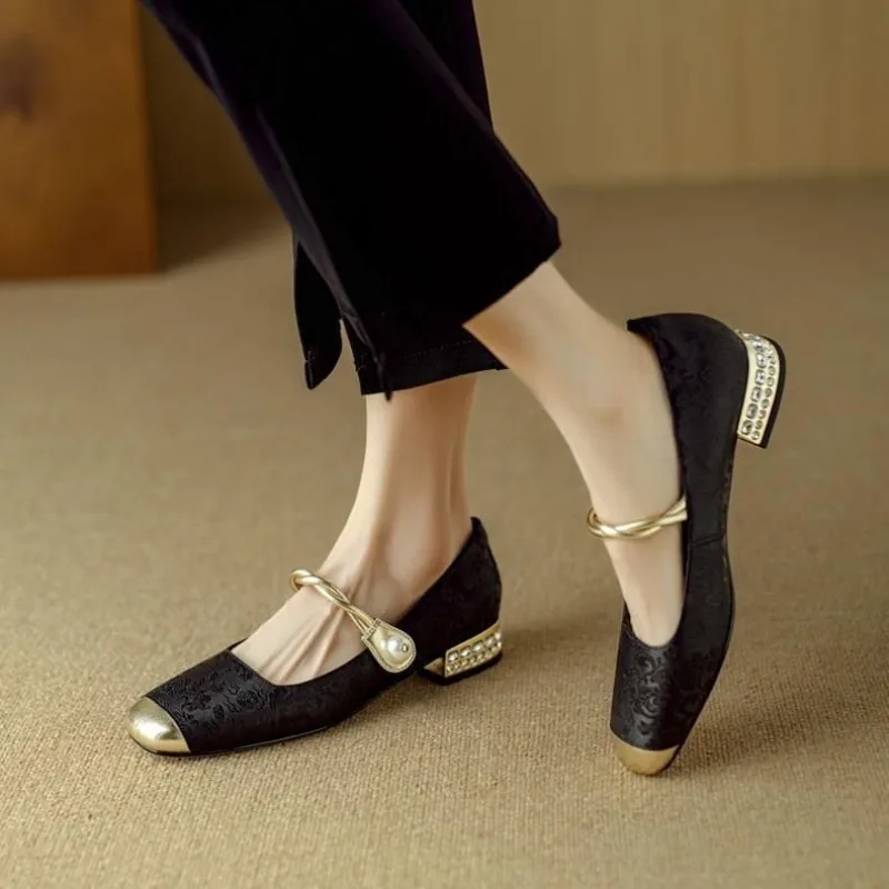 Sepatu Mary Jane Ujung Persegi - Women Shoes Japanese Brand ulasan dan harga